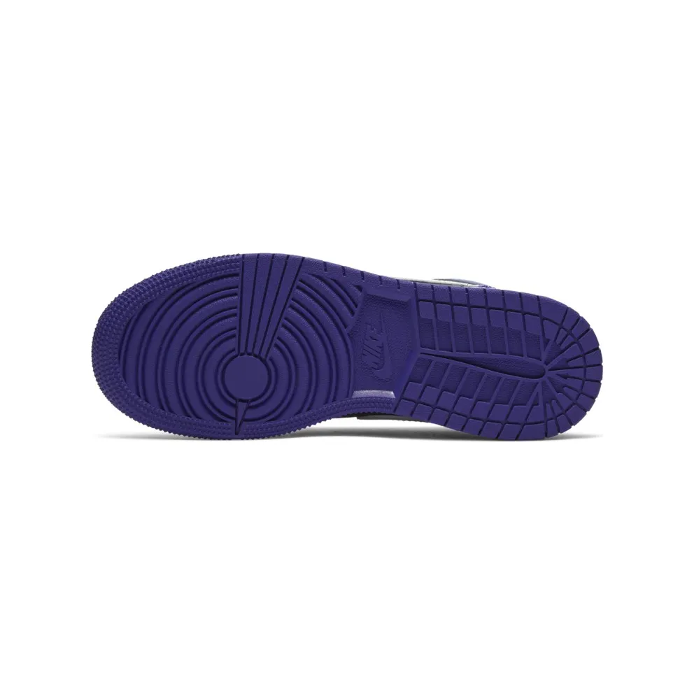 Jordan 1 Low Court Purple Black (GS) Court Purple/Black-White (553560-501)