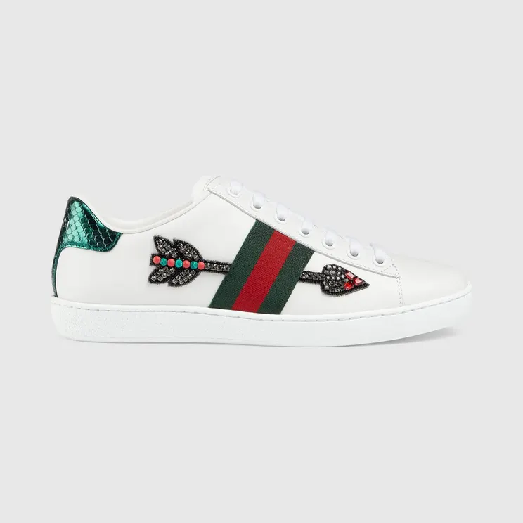 Gucci Ace Embroidered Arrow (454551 02JP0 9064)