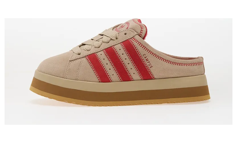 adidas Campus Beige / Better Scarlet