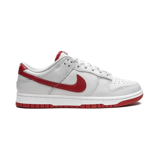 Nike Dunk Low Vast Grey/Varsity Red “White” (FJ0832)