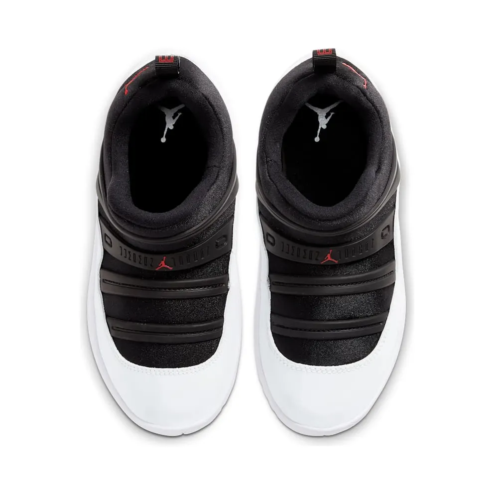 Jordan 11 Retro Little Flex Tuxedo (PS) Black/White-True Red (BQ7101-010)