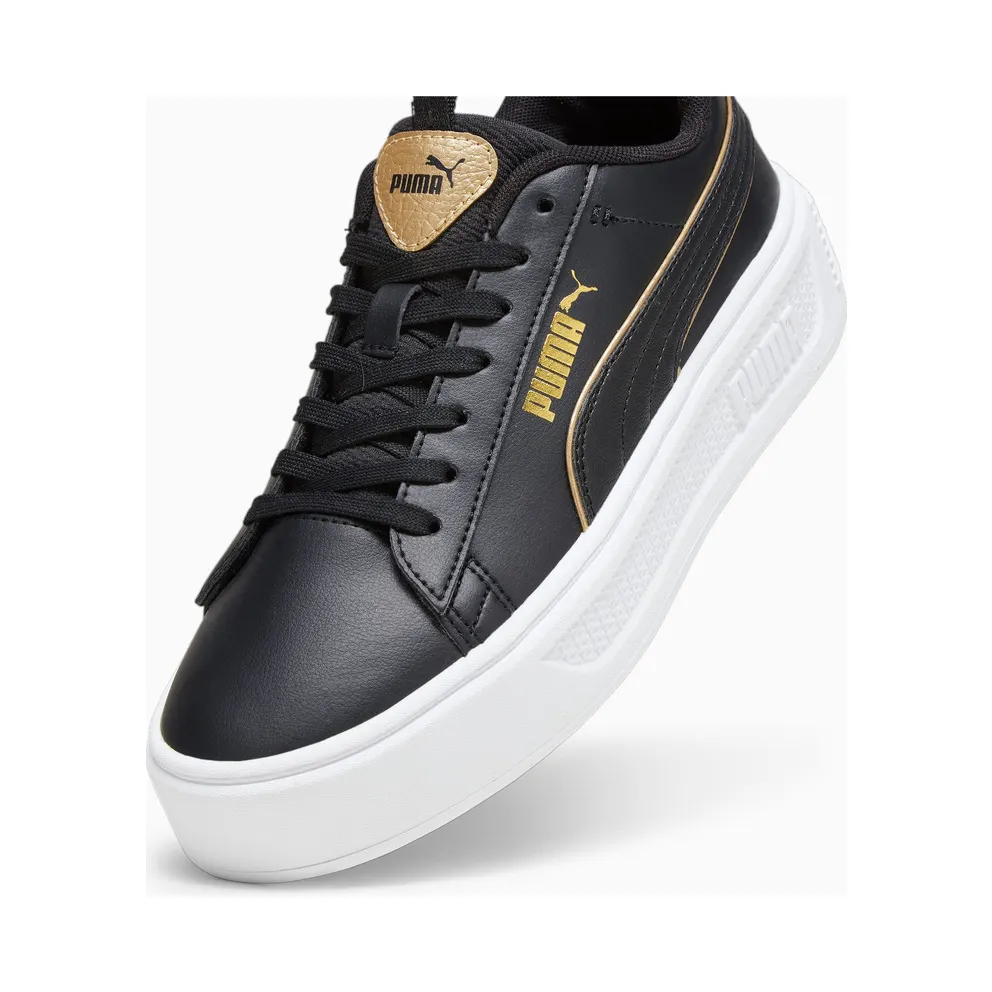 Puma Smash Platform v3 Pop Up damessneakers Gold/Black/White (39250401)