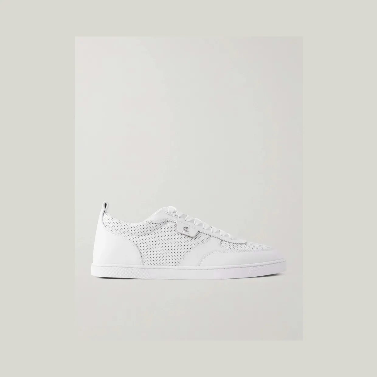 Christian Louboutin Tutti Rui Perforated Leather Sneakers White (1250897)