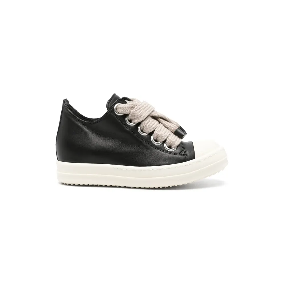Rick Owens Oversized-lace Leather “Black” (RP02F5883 LCOW2 911)
