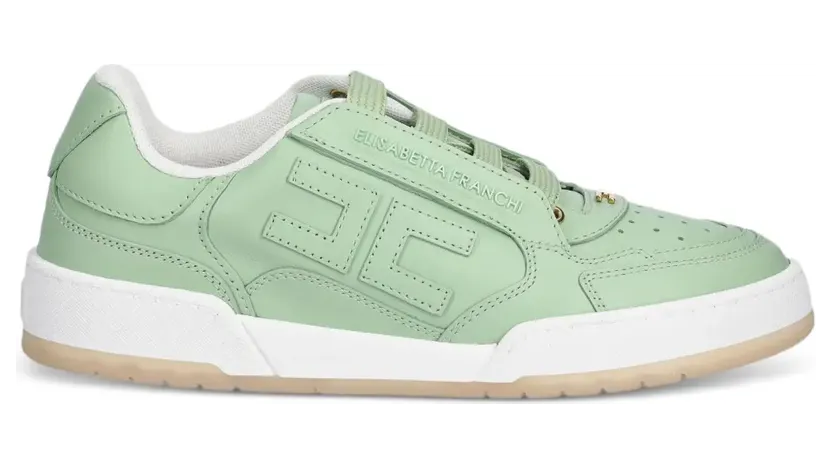 Elisabetta Franchi Sneakers met logoplakkaat – Groen (SA48G51E2)