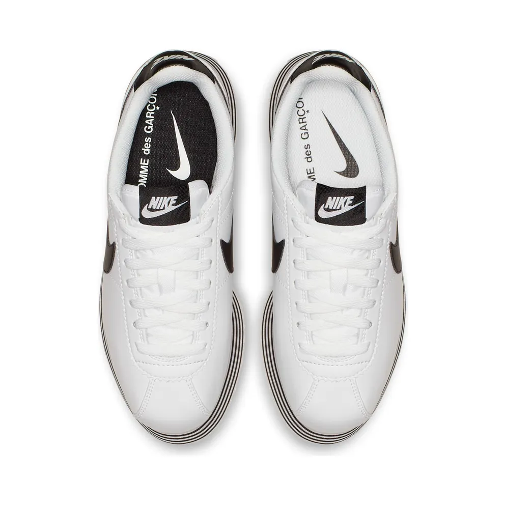 Nike Cortez Platform Comme des Garcons White Black (W) White/Black (BV0070-100)