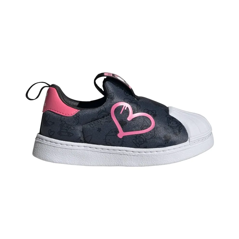 adidas Superstar 360 Hello Kitty And Friends Carbon Core Black Pink Fusion (IF3553)