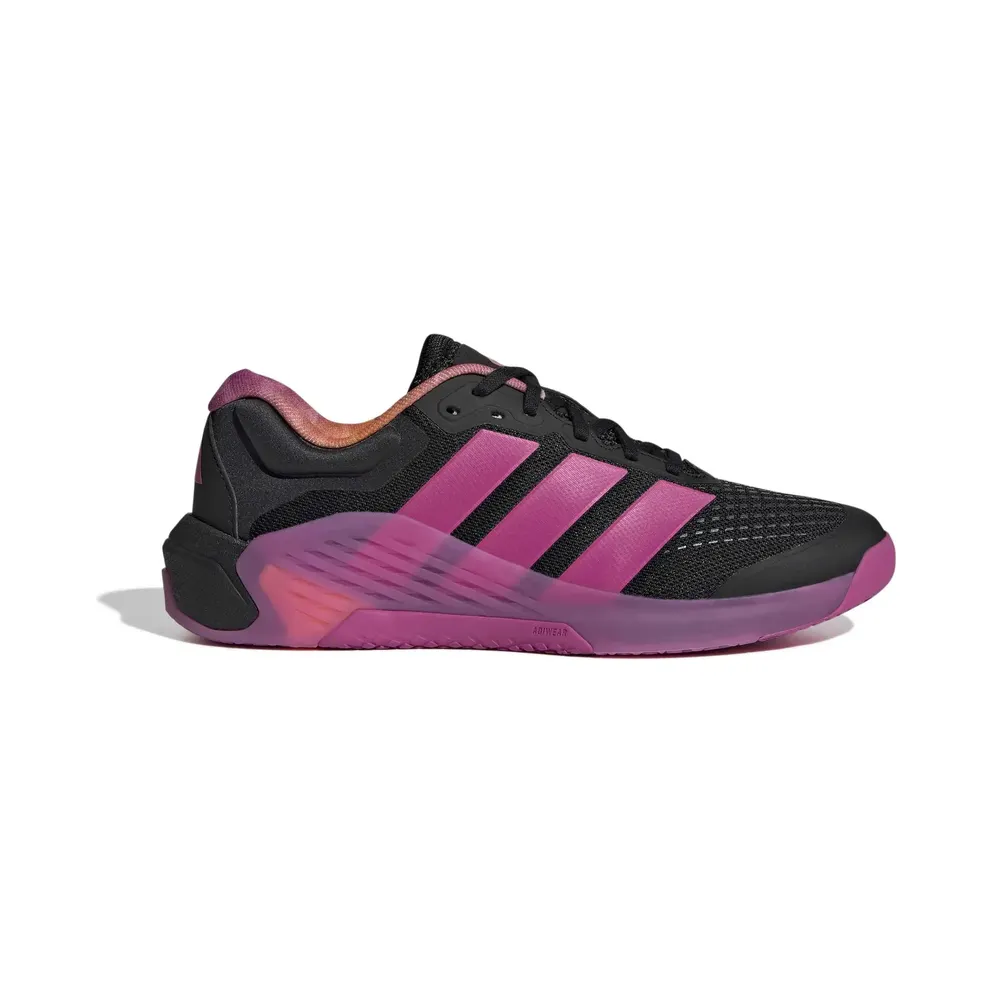 adidas Dropset 4 Power Black Semi Lucid Fuchsia Tangerine (JR4664)