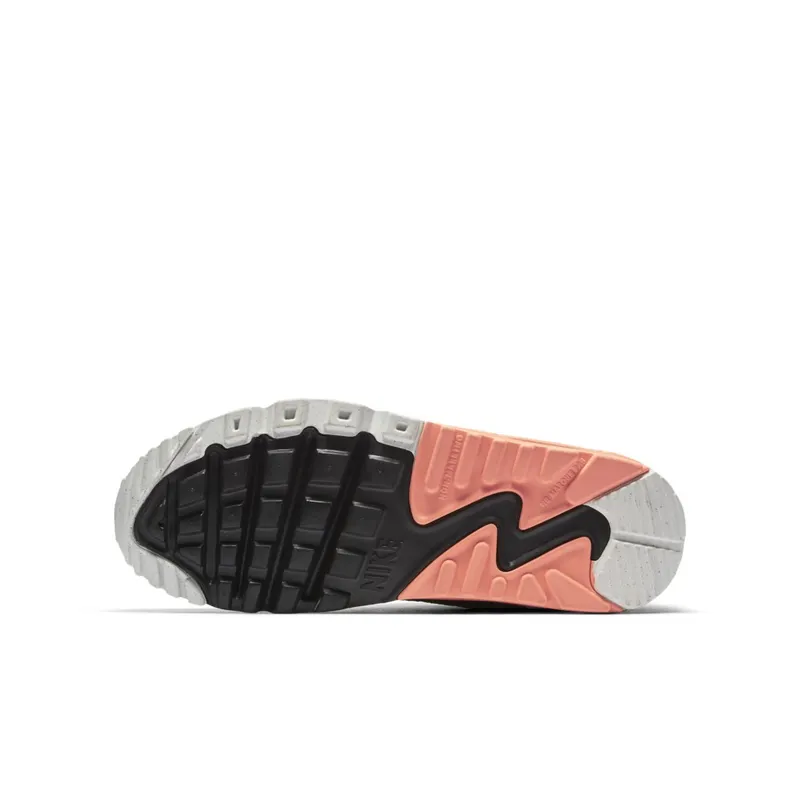 Nike  Air Max 90 Safari Black Green Glow Crimson Pulse (GS) Black/Green Glow-Crimson Pulse-Vast Grey (AJ2776-001)