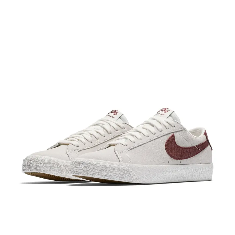 Nike SB Blazer Low Summit White Dark Team Red Summit White/Dark Team Red (864347-169)