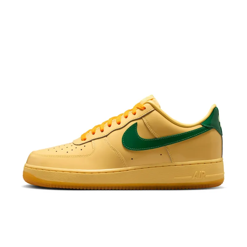 Nike Air Force 1 Low “Patent Leather Topaz Gold Pine Green” (IO4489-700)