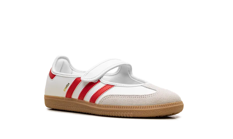 Adidas Samba Jane GS “White Red Gum” (JR7435)