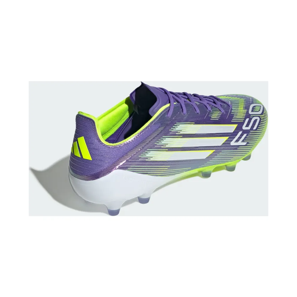 adidas F50 Elite Artificial Grass Boots “Purple Rush / Cloud White / Lucid Lemon” (JH7638)