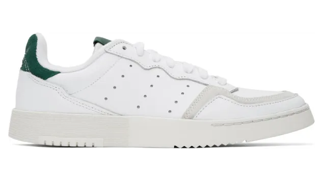 adidas Originals White Supercourt Sneakers (EF5884)