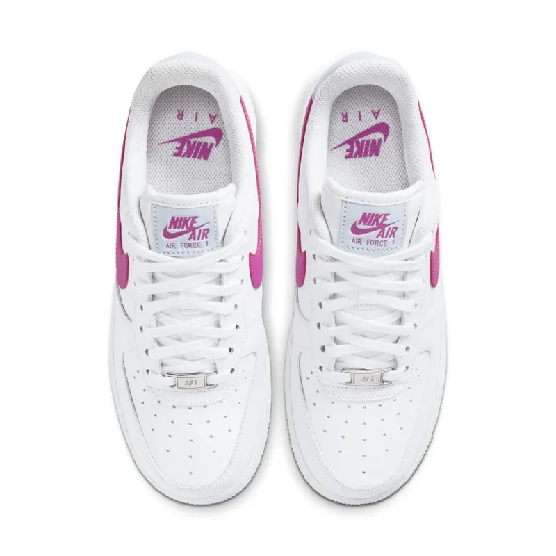 Nike Air Force 1 ’07 White / Fire Pink / Hydrogen Blue (CT4328-101)