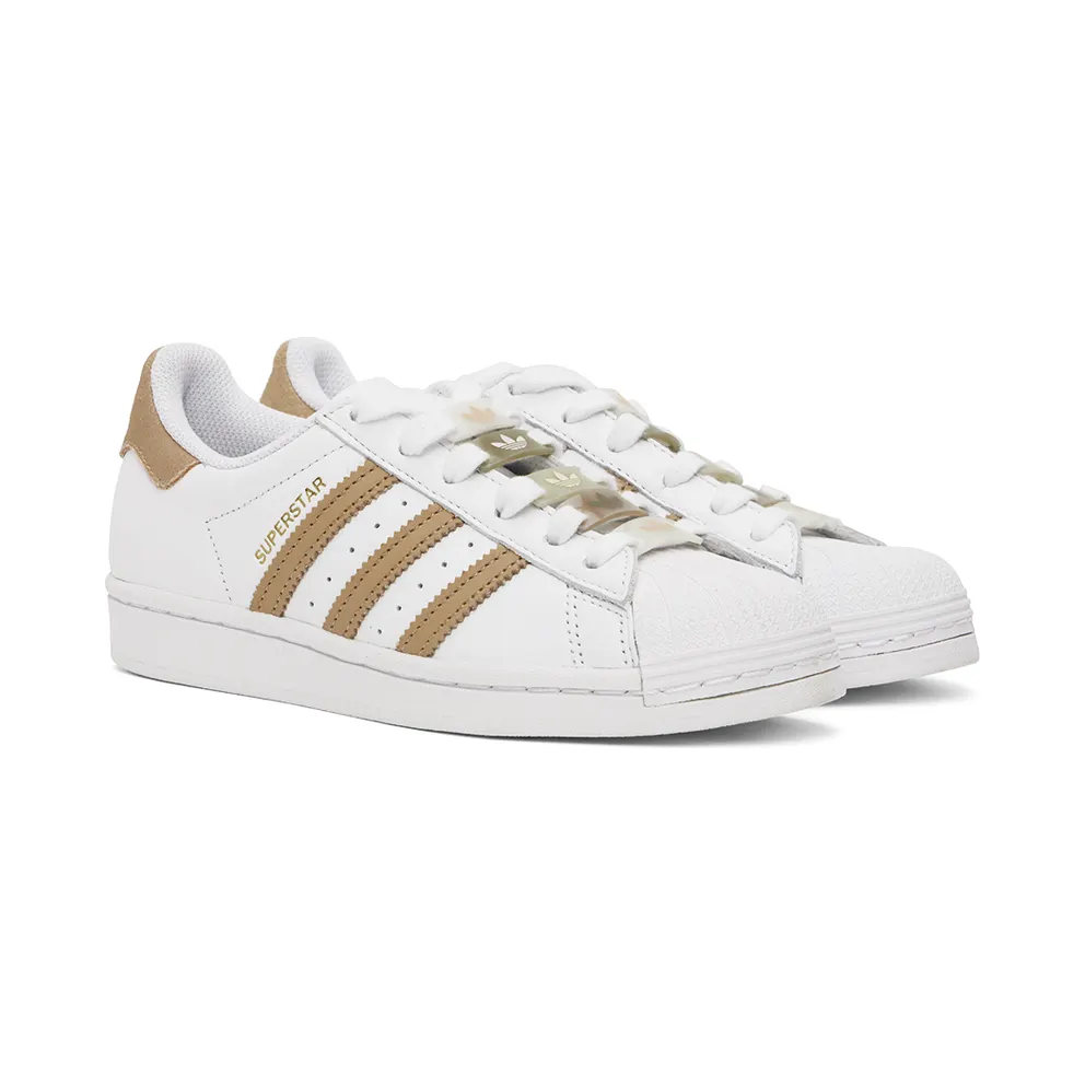 adidas Originals White & Beige Superstar W (GZ0868)