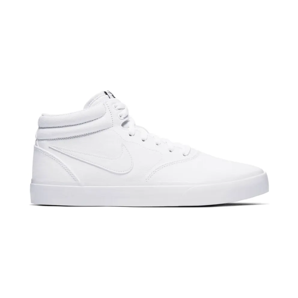 Nike SB Charge Mid Canvas Triple White White/White/White (CN5264-100)