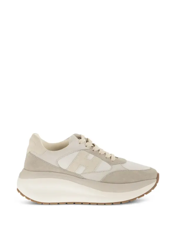 Hogan Maxi I Active suède sneakers – Beige (HXW7140GA40N91)