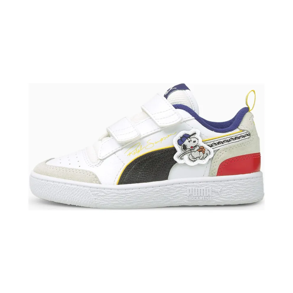 Puma x PEANUTS Ralph Sampson V Kids White/Black (375794-01)
