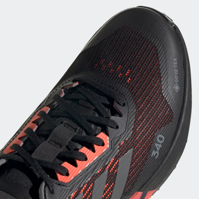 Adidas Terrex Agravic Flow 2.0 GORE-TEX Trail Running Core Black / Grey Four / Cloud White (H03183)