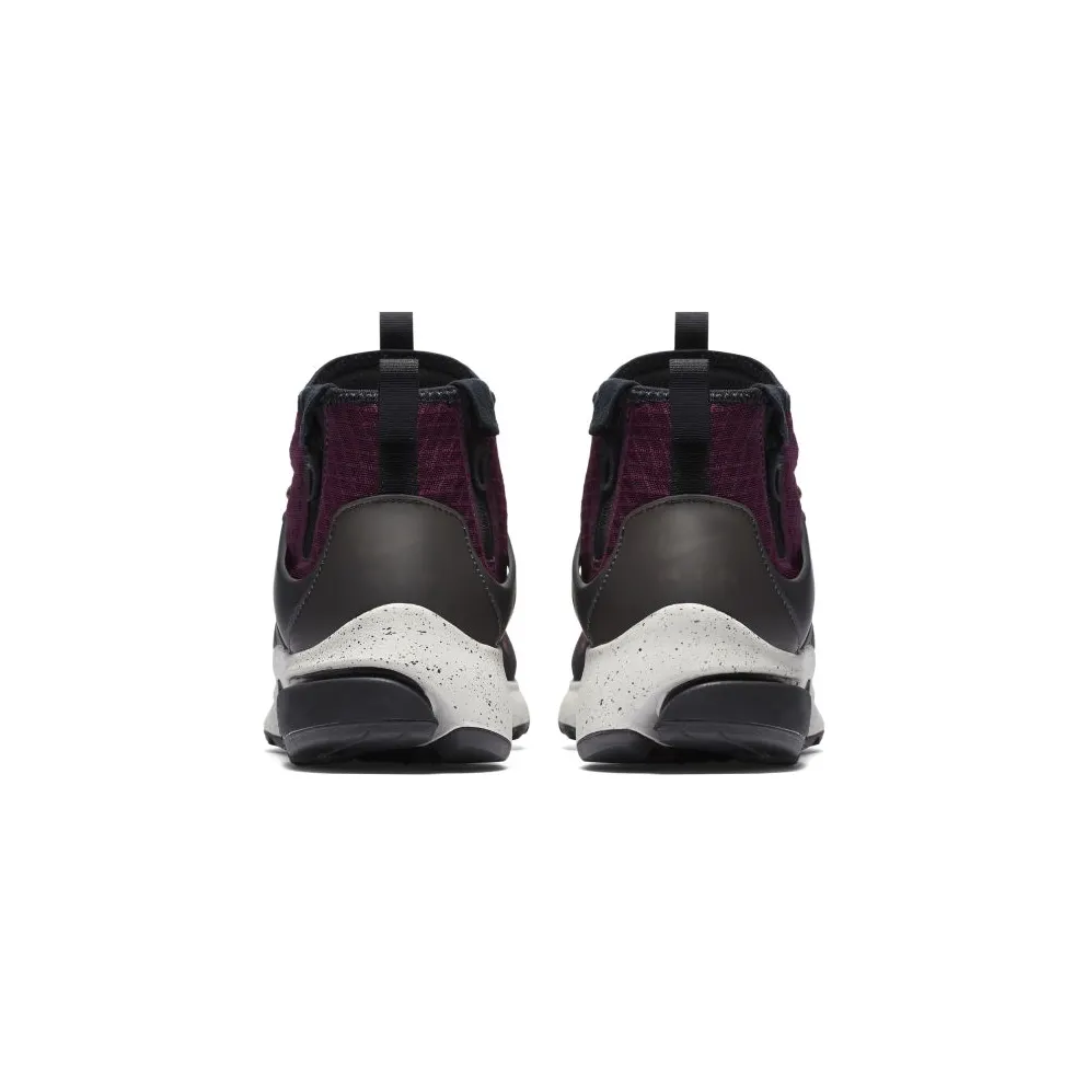 Nike Air Presto Mid Utility Bordeaux Bordeaux/Black-Pale Grey-Desert Moss (859524-600)