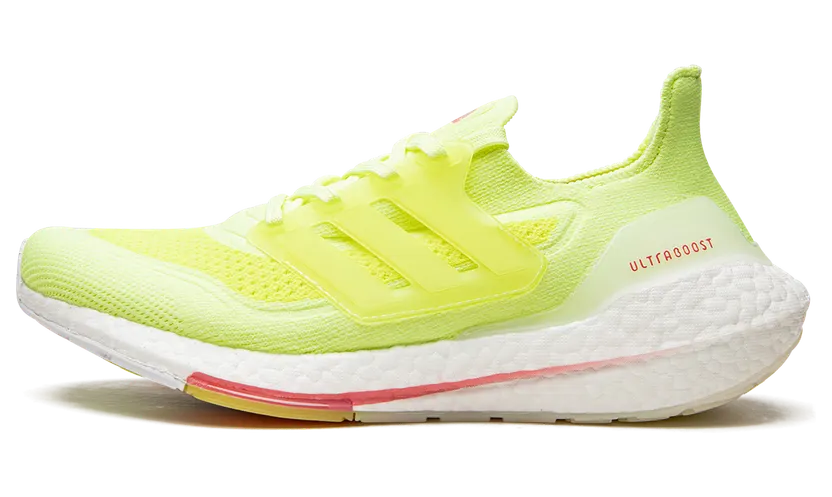adidas Ultraboost 21 Hi-Res Yellow / Cloud White / Hazy Rose (FY0398)