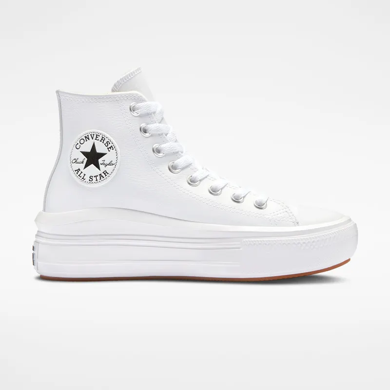Converse Chuck Taylor All Star Move Platform Foundational Leather White/Black/White