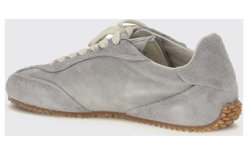 Axel Arigato Daze Runner Sneakers in Calf Leather and Suede Grey (F4216003) (2)