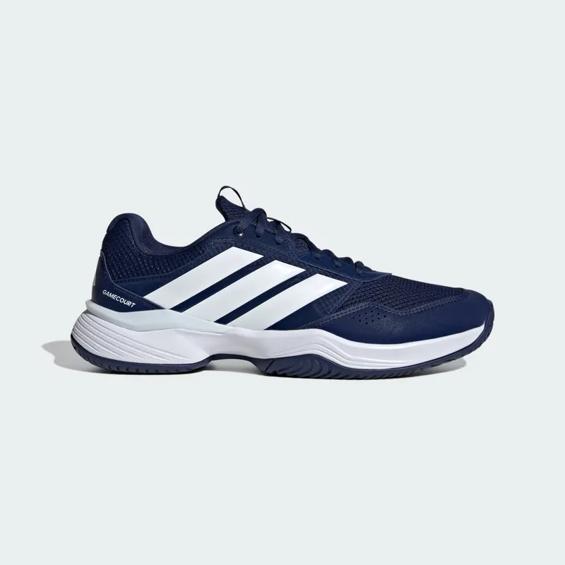 Adidas GameCourt 3 All Court Tennis Shoes Dark Blue / Cloud White / Core Black (KI2863)