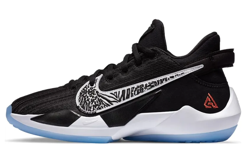 Nike Zoom Freak 2 GS ‘Black’ Black/White/Solar Flare/Off Noir (CN8574-001)