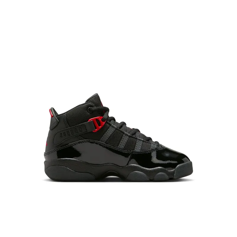 Jordan 6 Rings Black Anthracite Fire Red (323432-026)