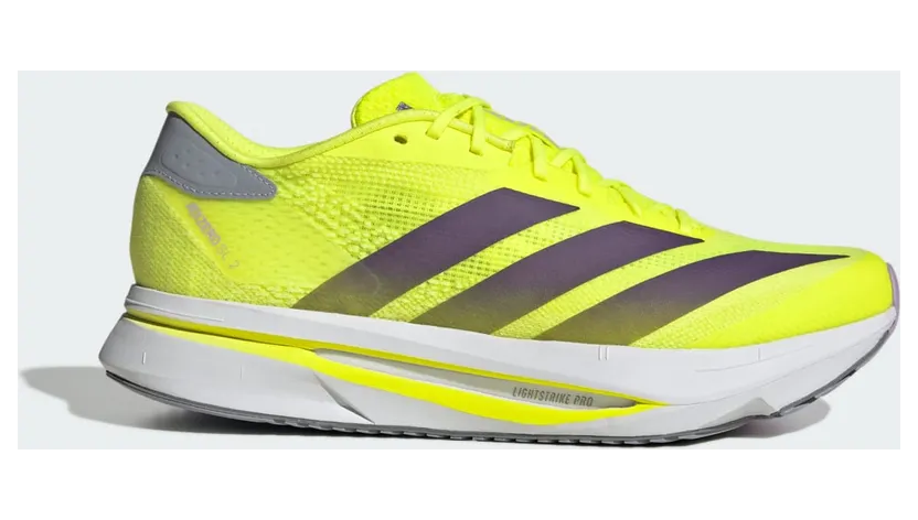 Adidas Adizero SL 2 schoenen Solar Yellow / Aurora Plum / Powder Plum (JQ3128)
