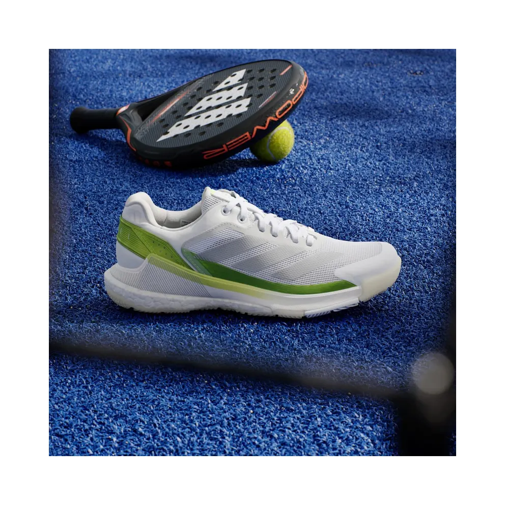 Adidas Crazyquick BOOST Padel Cloud White / Zero Metalic / Lucid Lemon (JP7228)