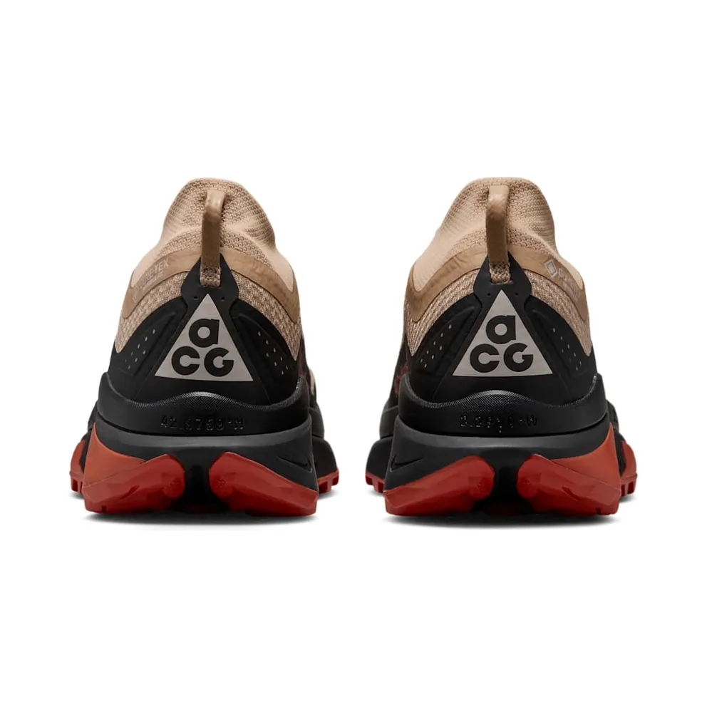 Nike ACG Zegama Trail GORE-TEX Waterproof Trail “Linen / Light Crimson / Light Orewood Brown / Black” (IO7932-200)