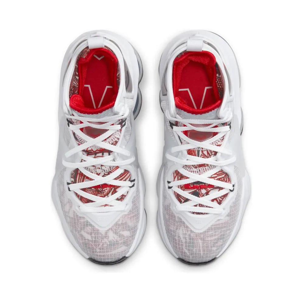 LeBron 19 voor kids White (DD0418-101)