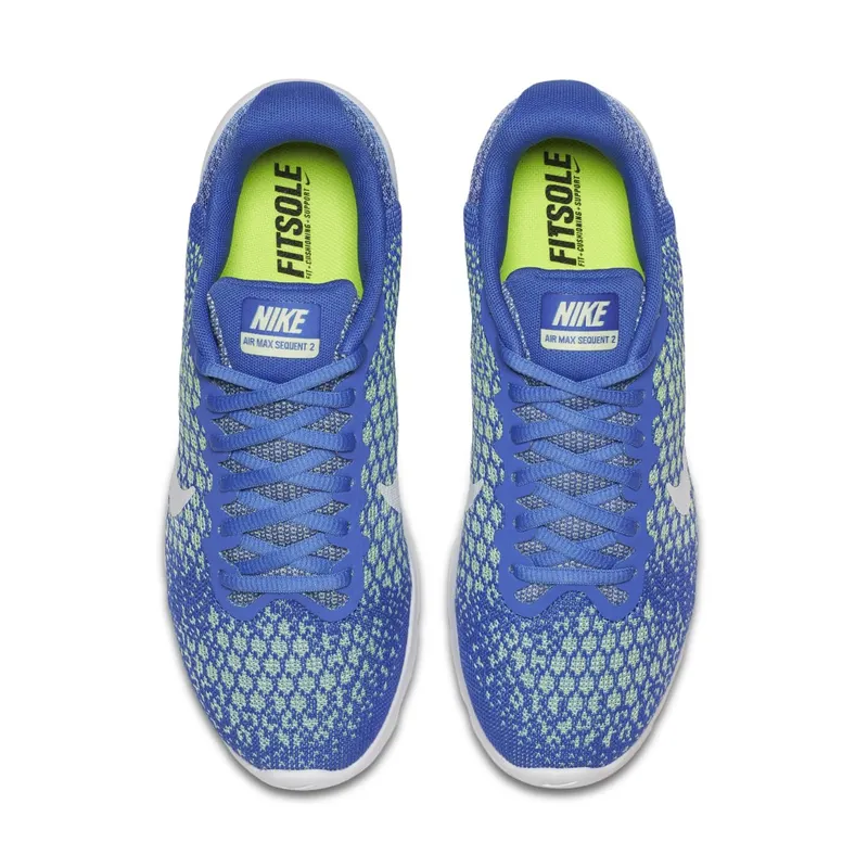 Nike  Air Max Sequent 2 Medium Blue Ghost Green (W) Medium Blue/Ghost Green-Barely Volt-White (852465-400)