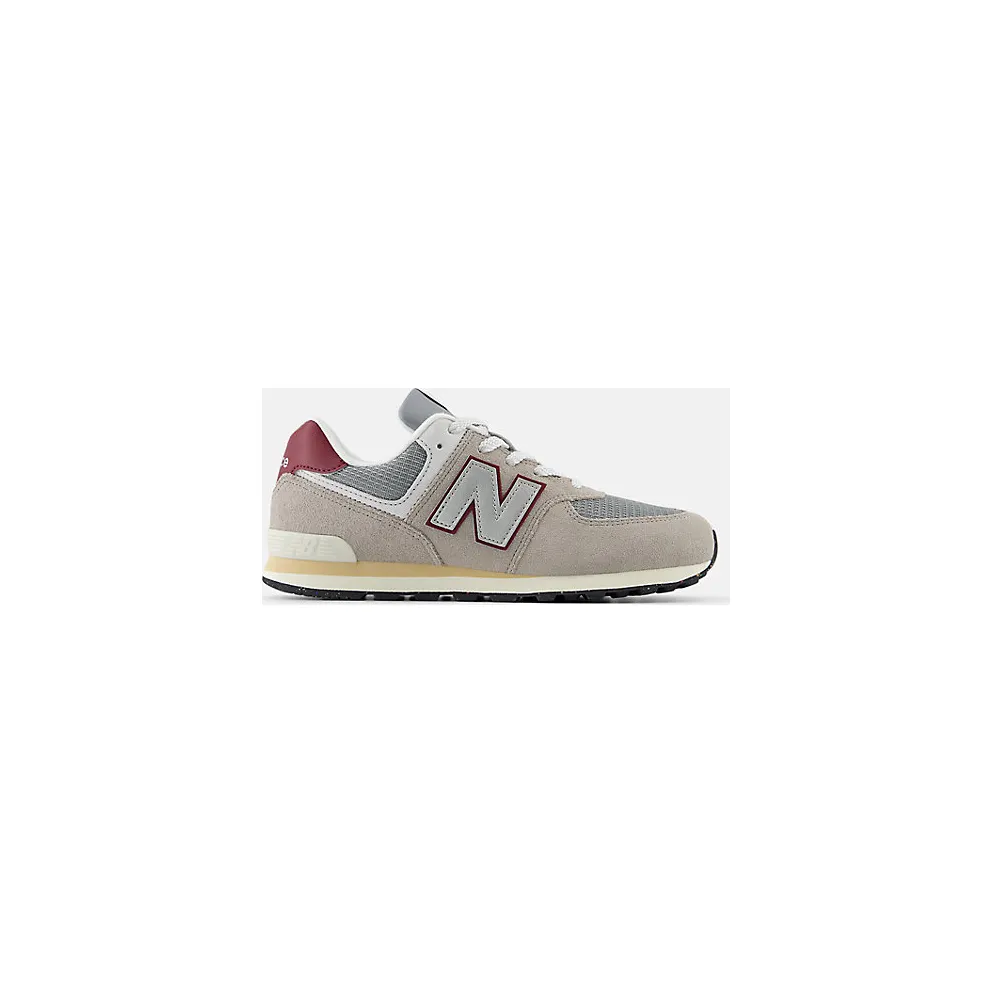 New Balance 574 Lace Arid Stone Monarch Burgundy (GC574SKB)