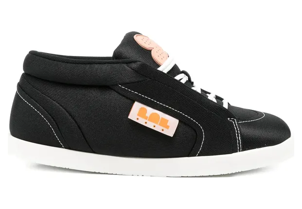 Pdf Sk8 Topstitched Lace-up “Black” (DFM45025 S0018 BLACK)