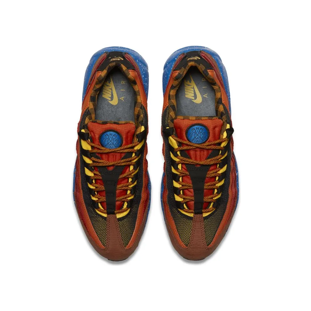 Nike Air Max 95 Campfire Pack Dark Cayenne/Black-Rust Factor-Solar Orange-Laser Orange-Cognac (538416-600)