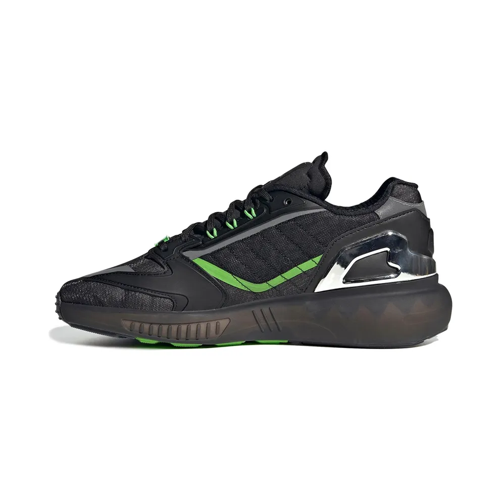 Adidas ZX 5K BOOST SHOES KAWASAKI Dark Grey / Bright Green / Core Black (GW3359)