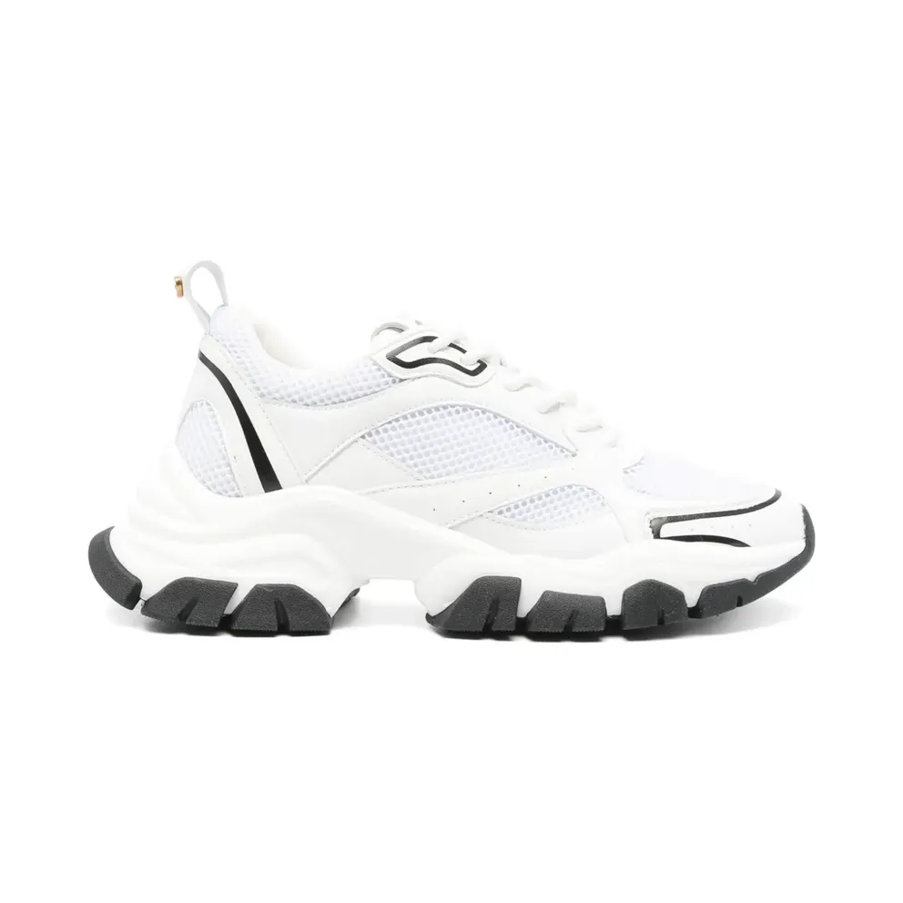 TWINSET mit Netzeinsätzen – White (251LLT012)