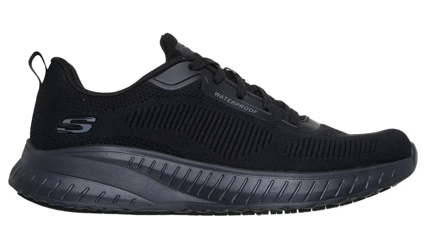 Skechers Work Waterproof Slip-Resistant: Squad Chaos Sneaker Zwart