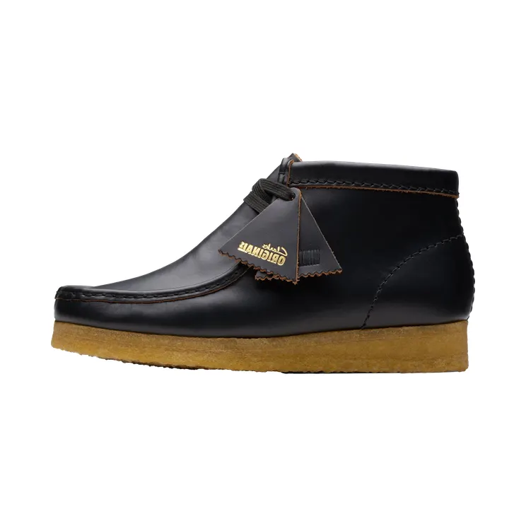 Clarks Wallabee Boot Smooth Leather “Black” (26177715)
