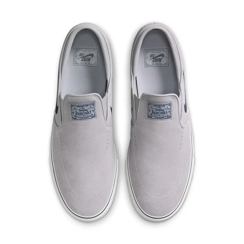 Nike SB Janoski+ Slip Wolf Grey Summit White Navy (FN5893-002)