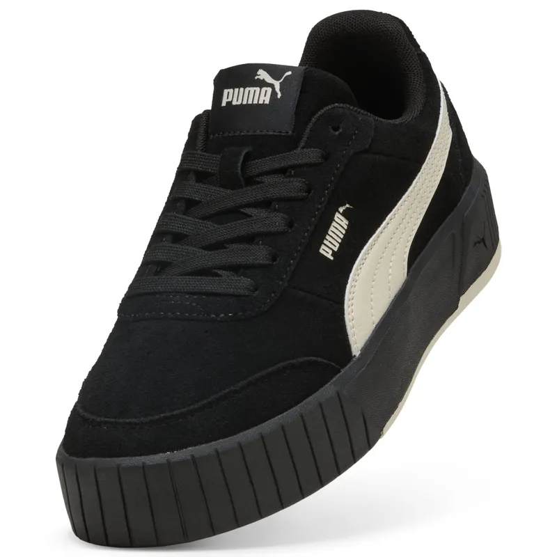 Puma Carina Mia Suede “Puma Black / Alpine Snow” (402638_05)