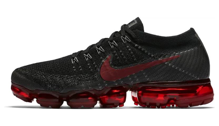 Nike Air VaporMax Flyknit Black Varsity Red (849558-013)