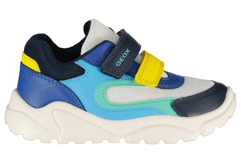 Geox sneaker Wit/Marineblauw (B655RA0BC14-C0899)