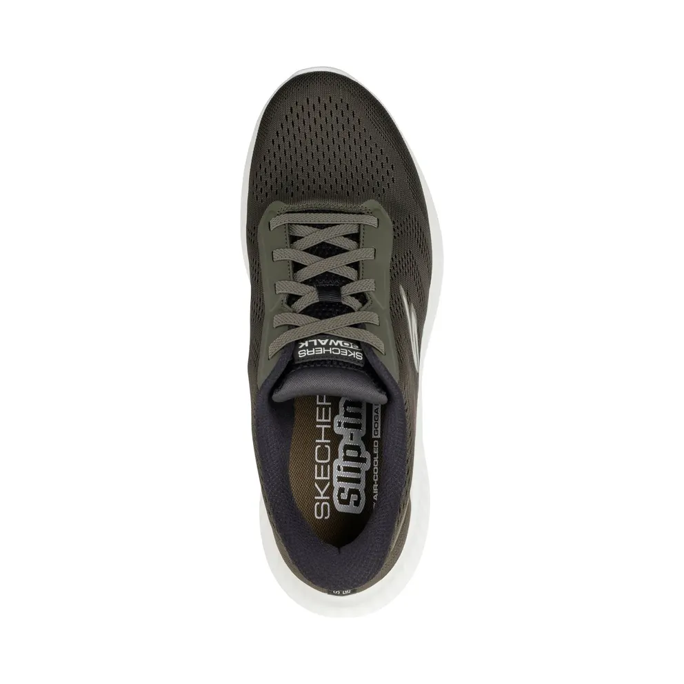 Skechers Slip-ins: GO WALK Now – Payton Sneaker Olijf