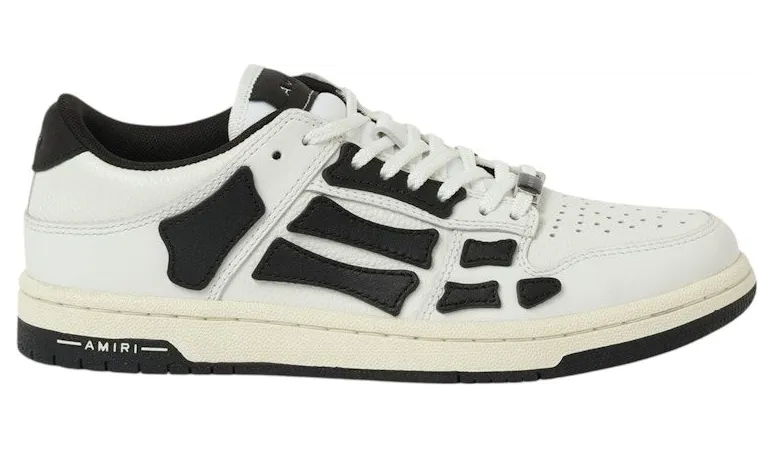 AMIRI Skel Top Low White Black (AWFOSR1082 111)