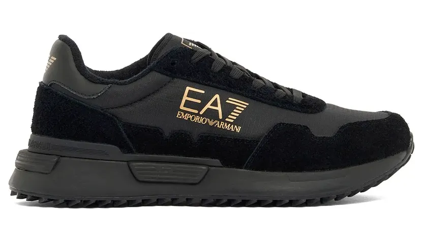 Ea7 Emporio Armani sneaker Triple Black / Gold (7X000380AF19175MZ17710)